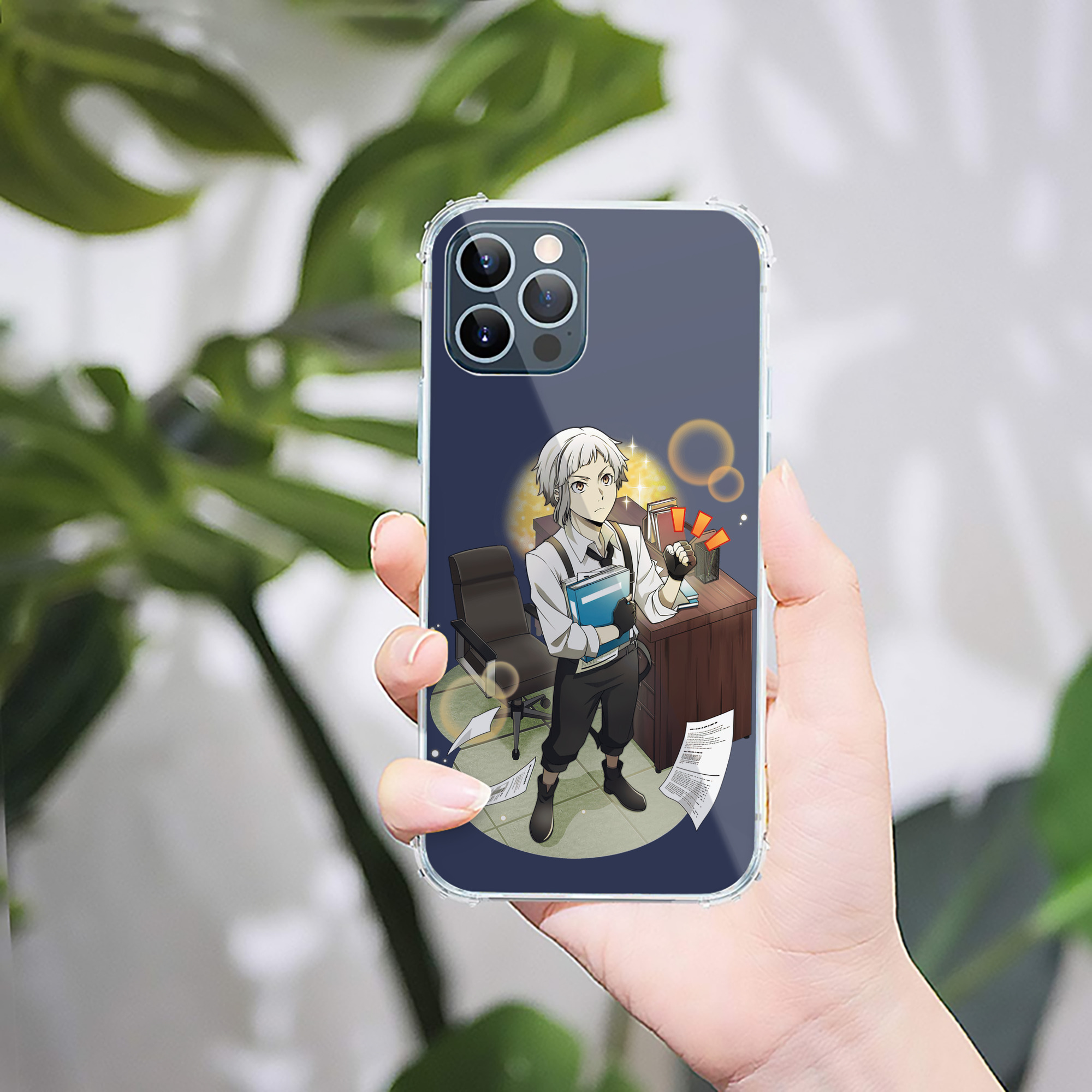 （画像用） 文豪ストレイドッグス Bungo Stray Dogs 【iPhone 12シリーズ対応】透明スマホケース（クリアソフトケース）